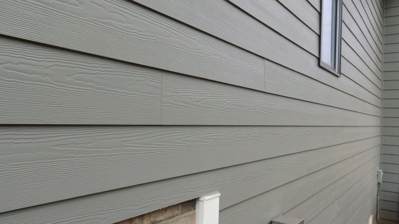 Newly Installed Fiber Cement Siding